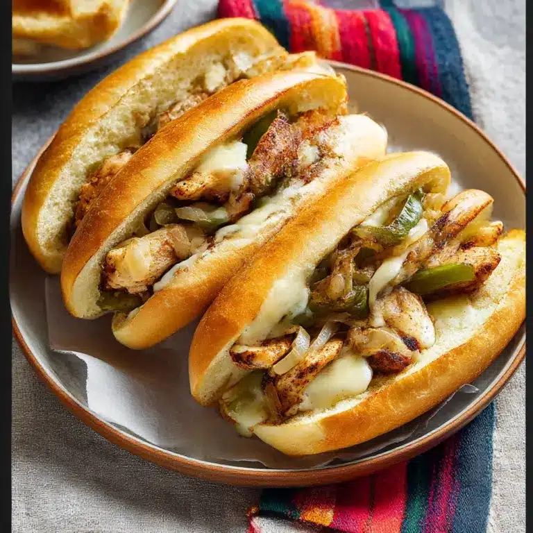 Chicken Cheese Steak Sandwiches – Juicy, Cheesy, & Irresistible!