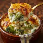 French Onion Broccoli Cheese Casserole Recipe