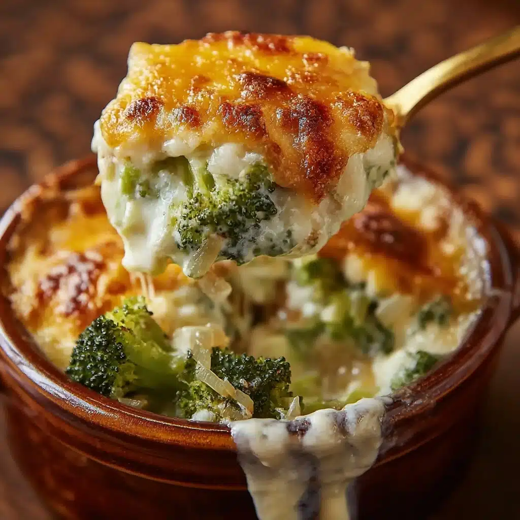 French Onion Broccoli Cheese Casserole Recipe - Recipe Image