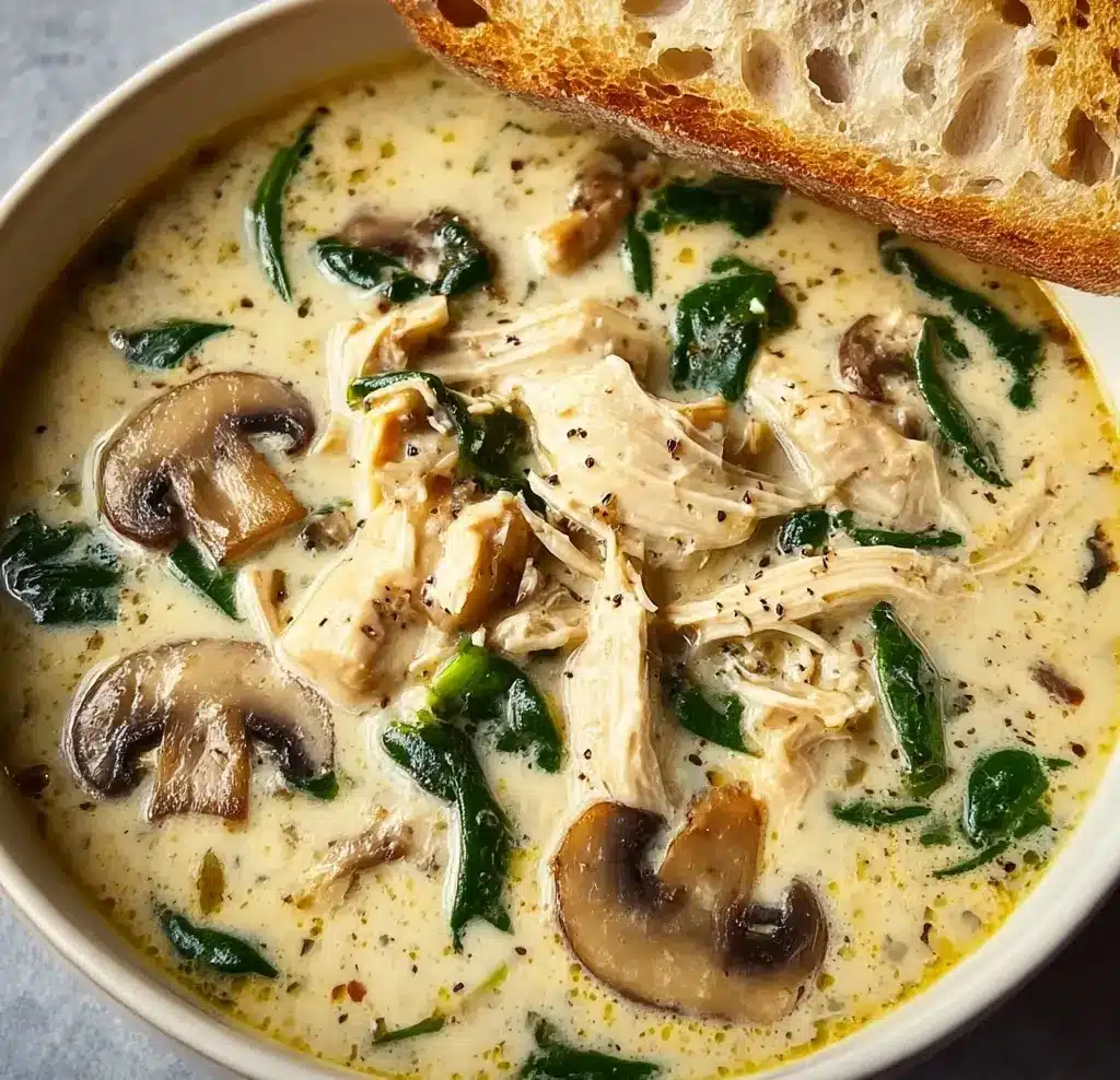 Rotisserie Chicken Mushroom Soup Recipe