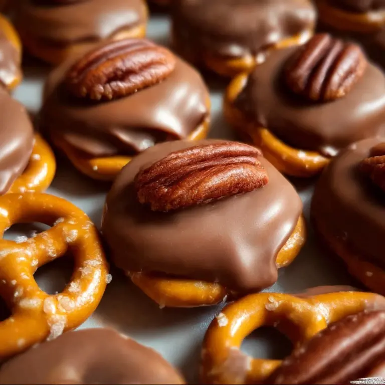 Easy Christmas Pecan Turtles Recipe