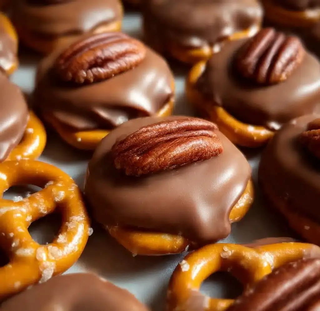 Easy Christmas Pecan Turtles Recipe