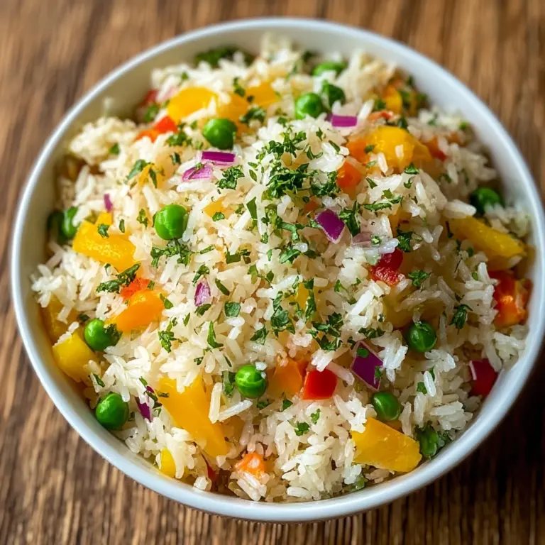 Island Coconut Pepper Rice Recipe
