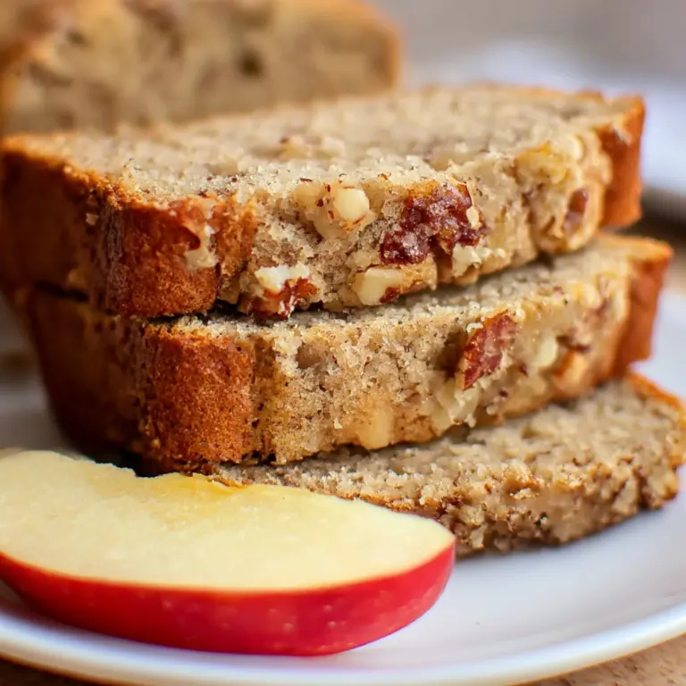 Apple Bread with Cinnamon Pecan Crunch Recipe