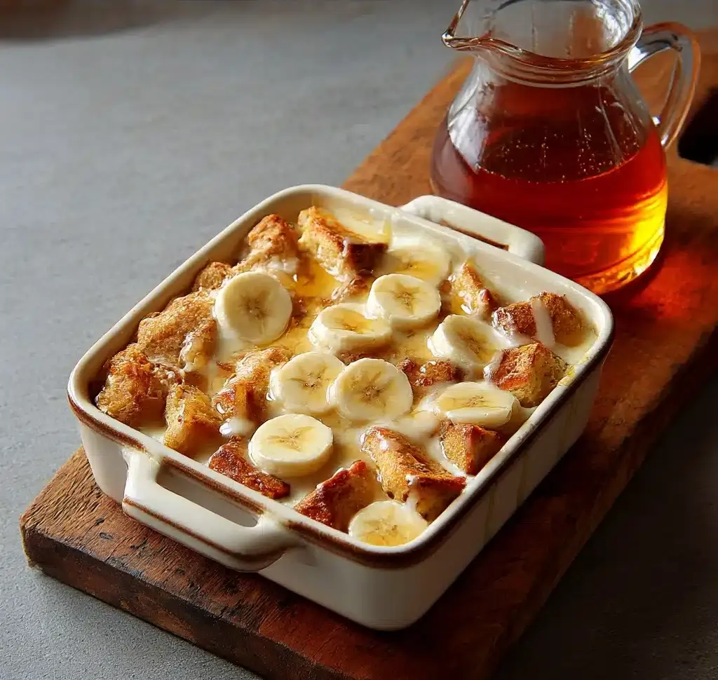Banana Croissant “French Toast” Casserole Recipe