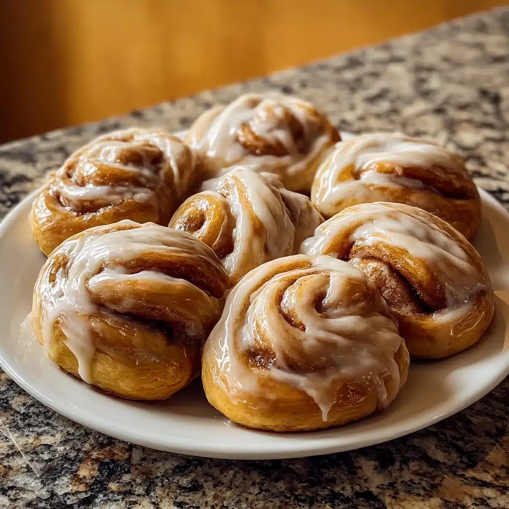 Cinnamon Knots with Coffee Icing Recipe - Recipe Image