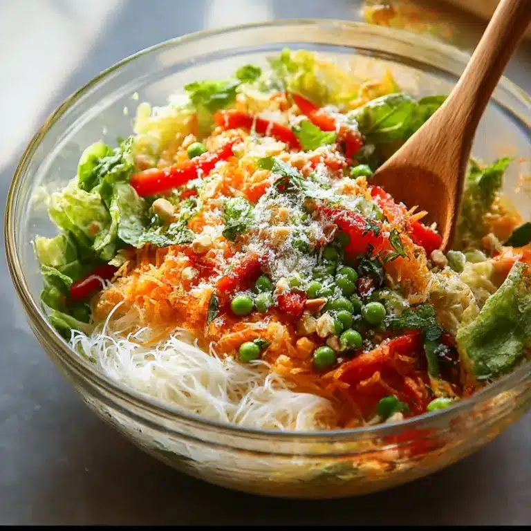Spring Roll Salad with Spicy Ginger Dressing Recipe