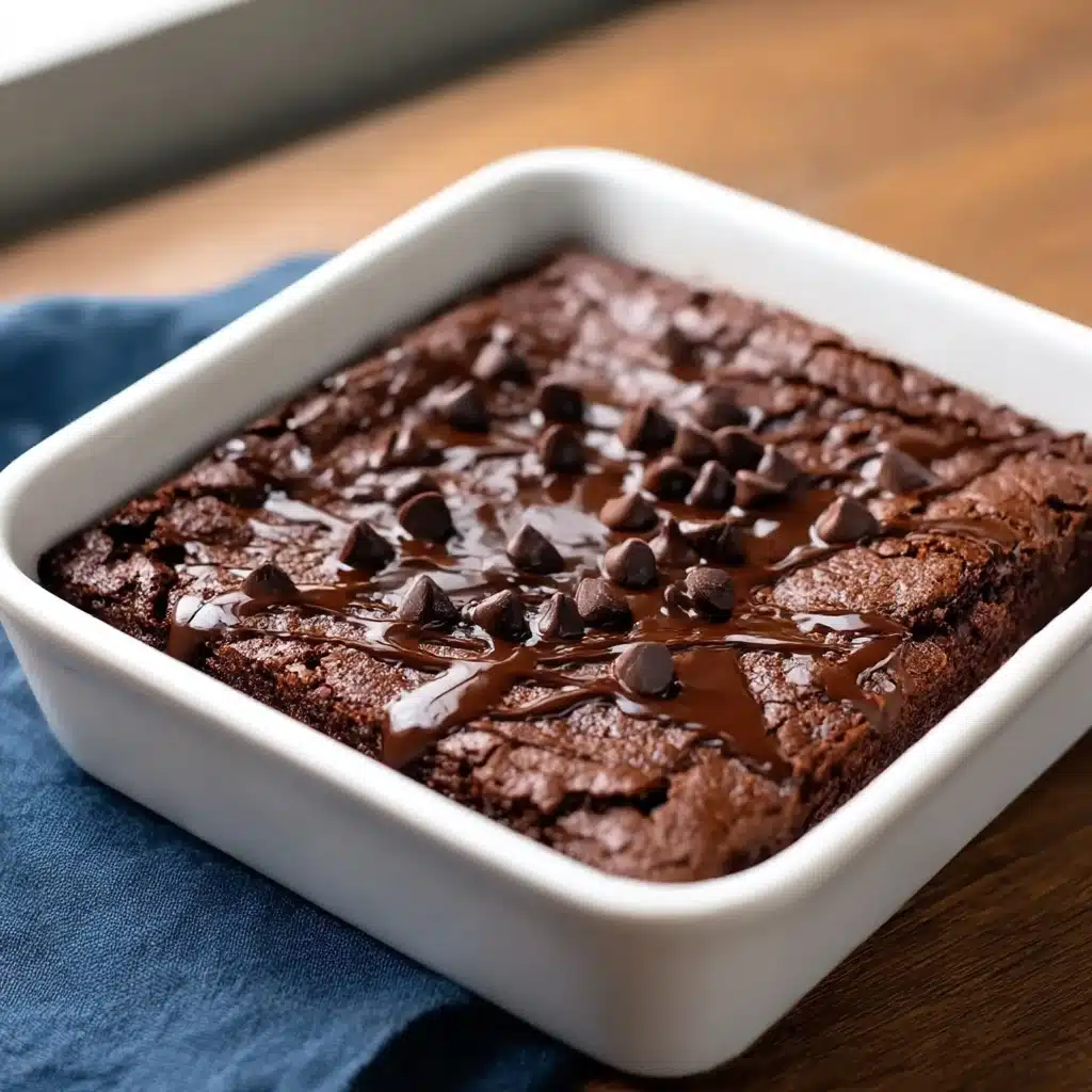 Quick Cottage Cheese Microwave Brownie Recipe - Recipe Image