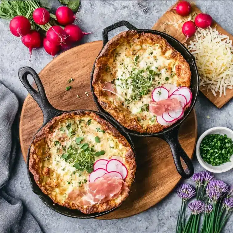 Cheddar and Chive Savory Dutch Babies Recipe
