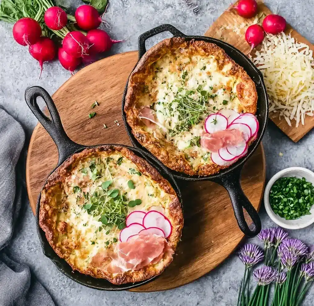 Cheddar and Chive Savory Dutch Babies Recipe