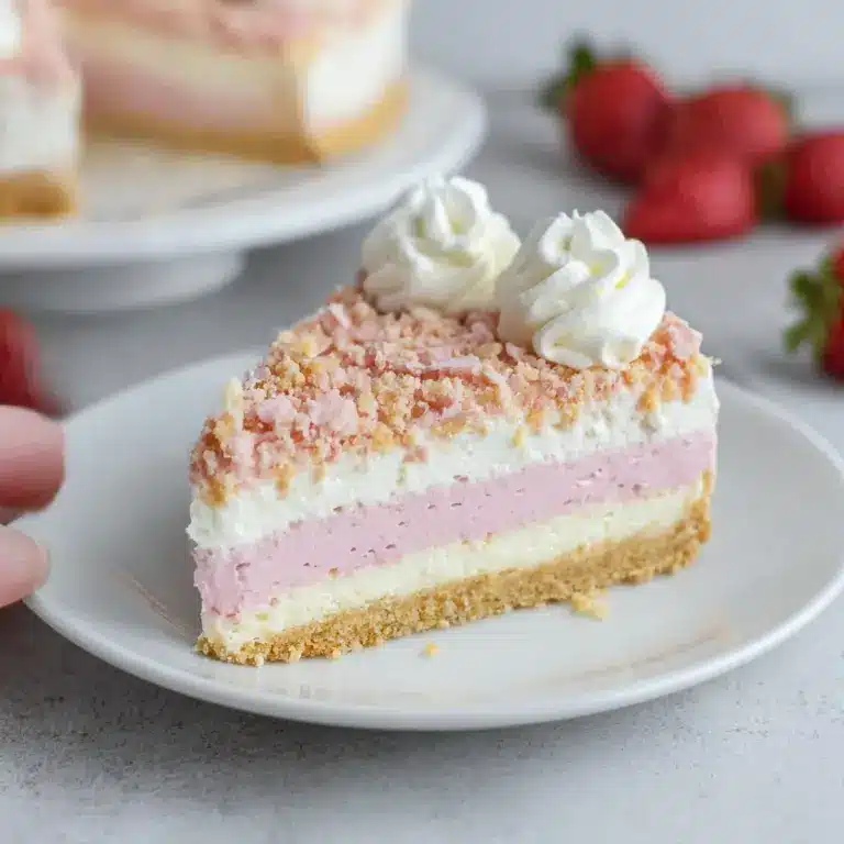 Strawberry Crunch Cheesecake Recipe