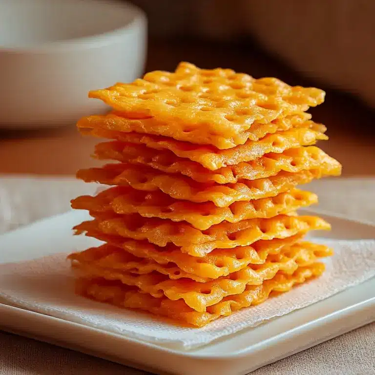 Crunchy Rice Krispie Cheddar Crackers Recipe