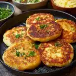 Korean Potato Cheese Pancakes