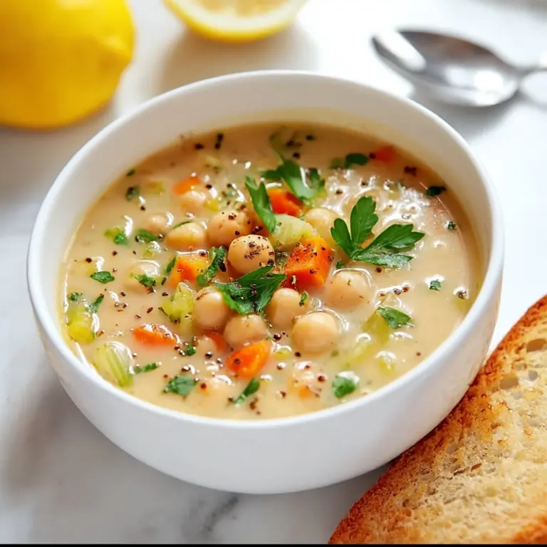 Quick Chickpea and White Bean Soup Recipe