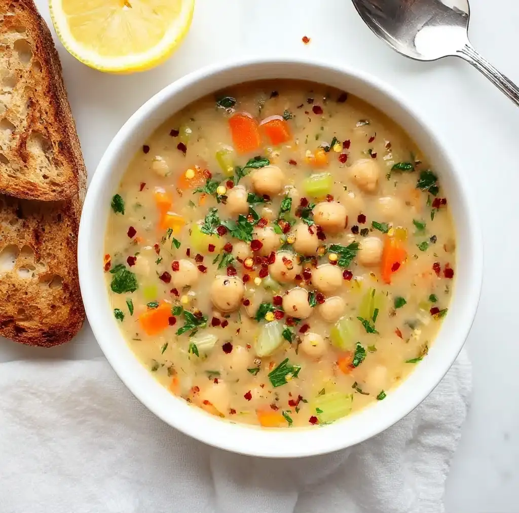 Quick Chickpea and White Bean Soup Recipe