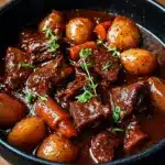 Slow Cooker Beef Bourguignon Recipe