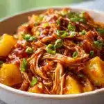 Easy Crockpot Pineapple BBQ Chicken (Ready in Minutes!) Recipe