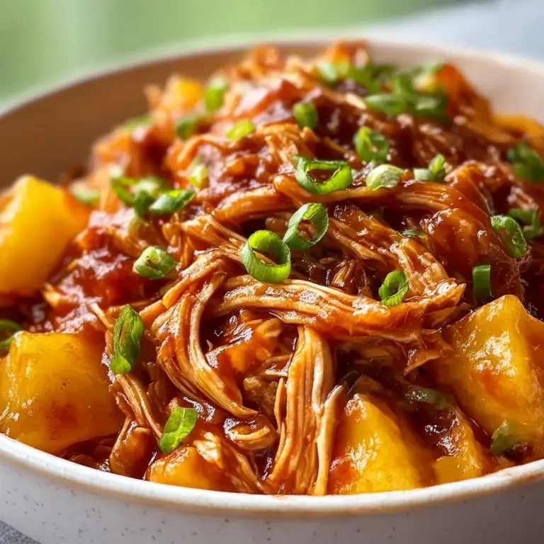 Easy Crockpot Pineapple BBQ Chicken (Ready in Minutes!) Recipe
