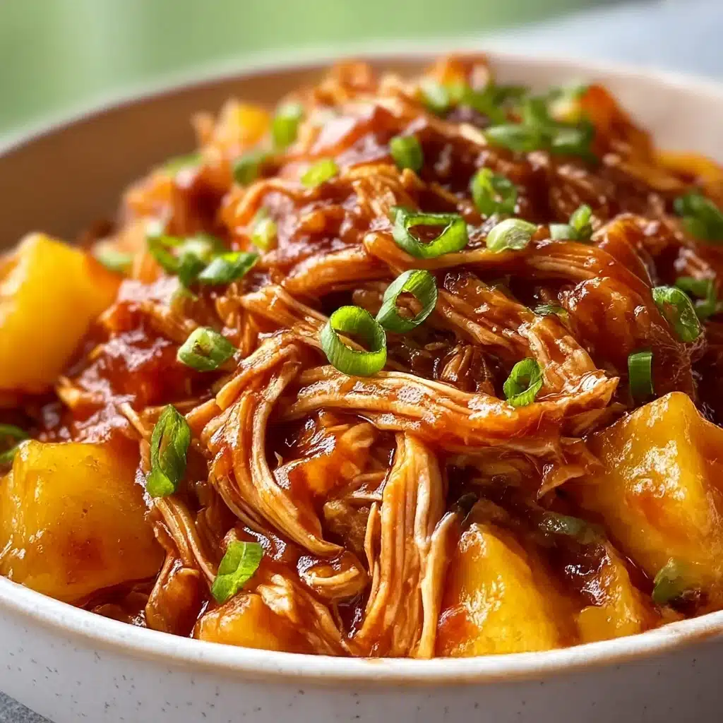 Easy Crockpot Pineapple BBQ Chicken (Ready in Minutes!) Recipe - Recipe Image