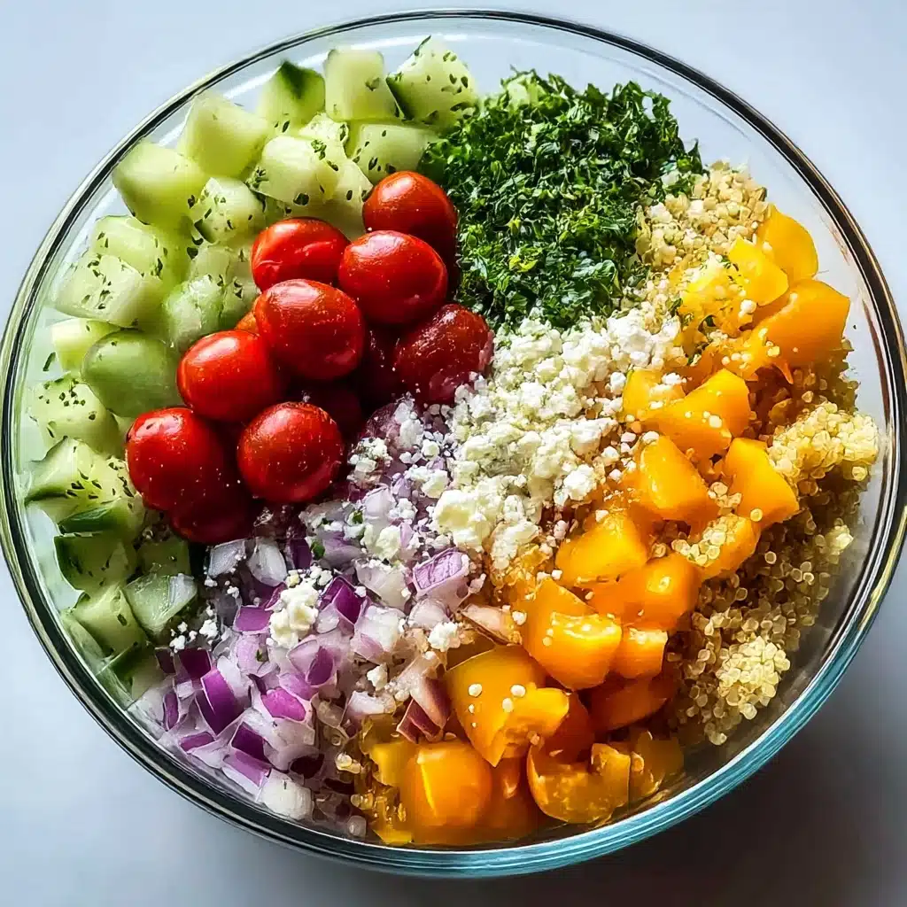 Refreshing Mediterranean Quinoa Salad Recipe - Recipe Image