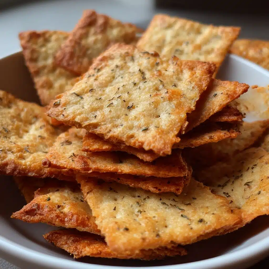 Crispy 5-Ingredient Almond Flour Crackers Everyone Craves Recipe - Recipe Image