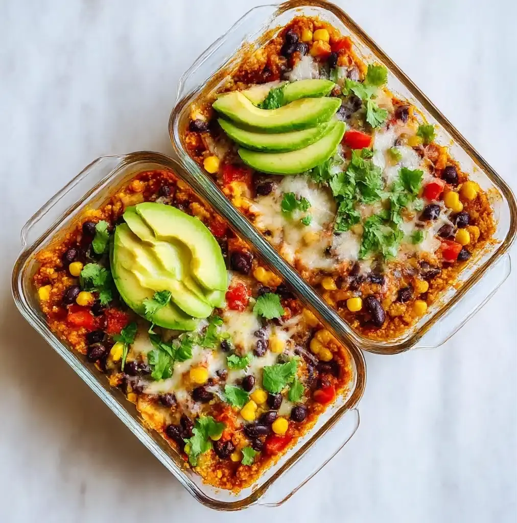 High-Protein Chicken Cottage Cheese Enchilada Bowls Recipe