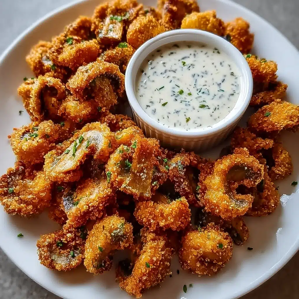 Crispy Ranch-Breaded Mushrooms Recipe - Recipe Image