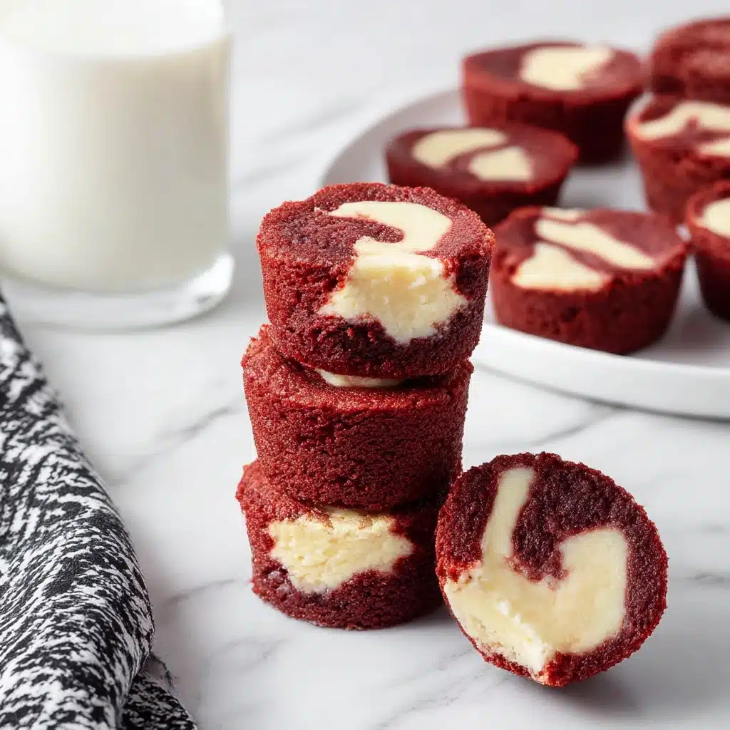 Mini Red Velvet Cheesecake Recipe - Recipe Image