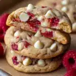 White Chocolate Raspberry Cookies – Easy Recipe
