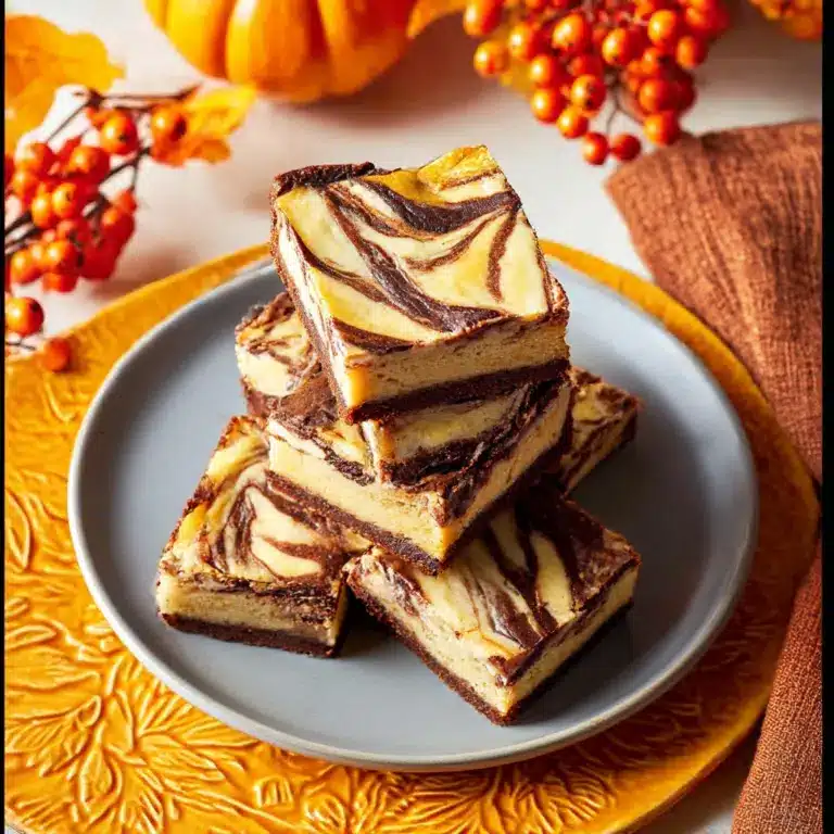 Pumpkin Cheesecake Brownies Recipe