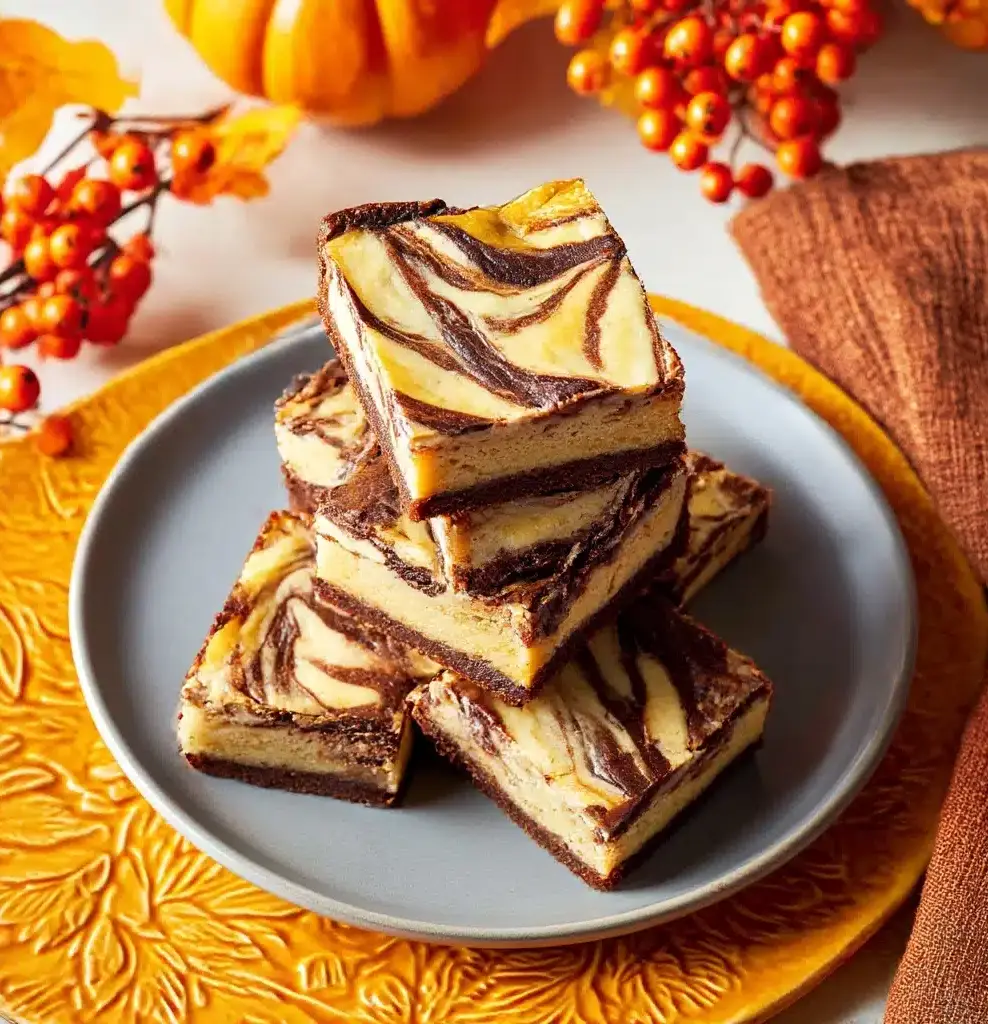 Pumpkin Cheesecake Brownies Recipe