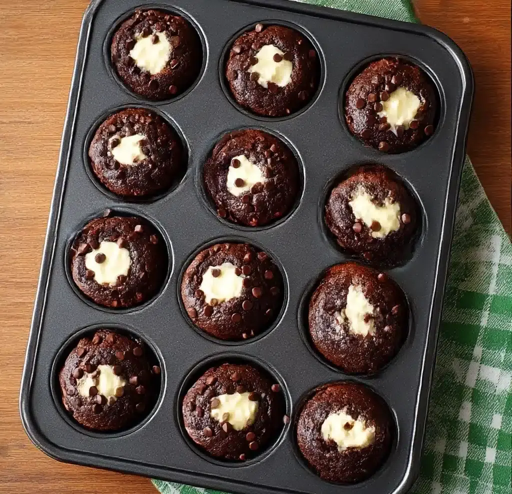Chocolate Zucchini Cream Cheese Muffins Recipe