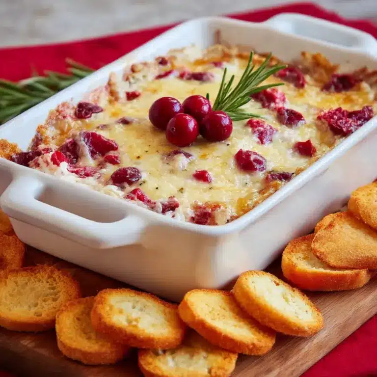 Baked Cranberry Cream Cheese Dip Recipe