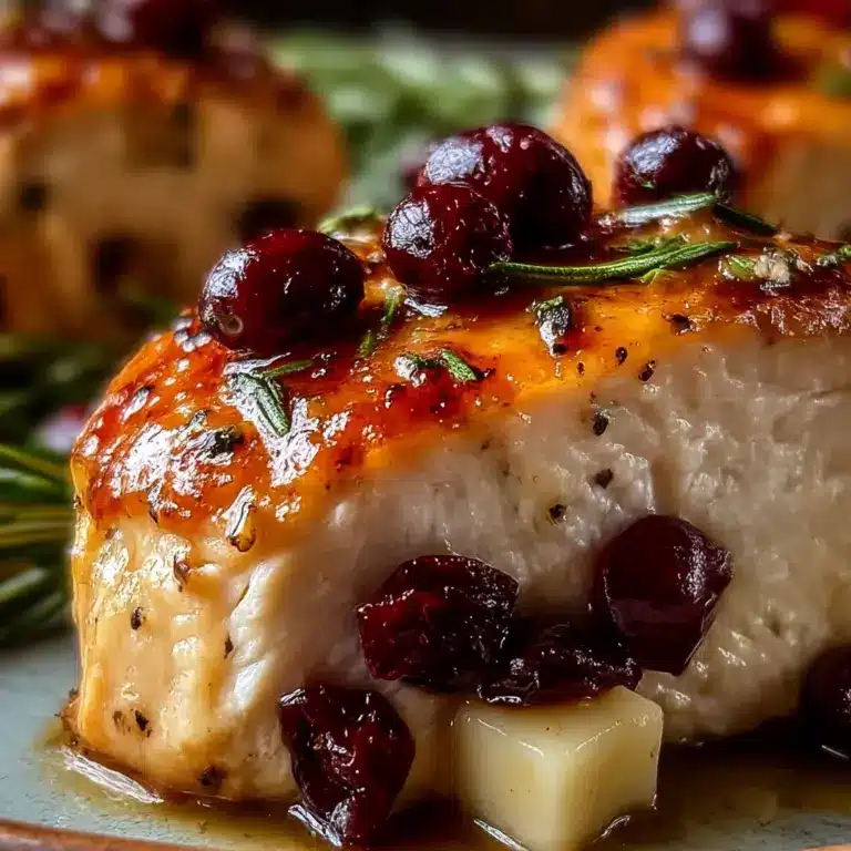 Cranberry Brie Stuffed Chicken: A Show-Stopping Dinner Party Recipe