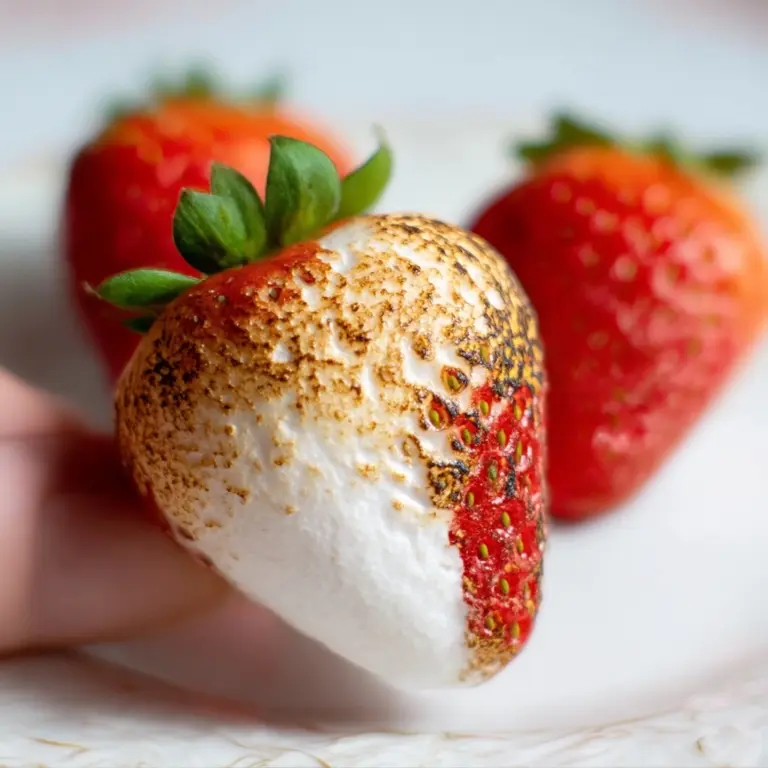 Toasted Marshmallow Strawberries Recipe
