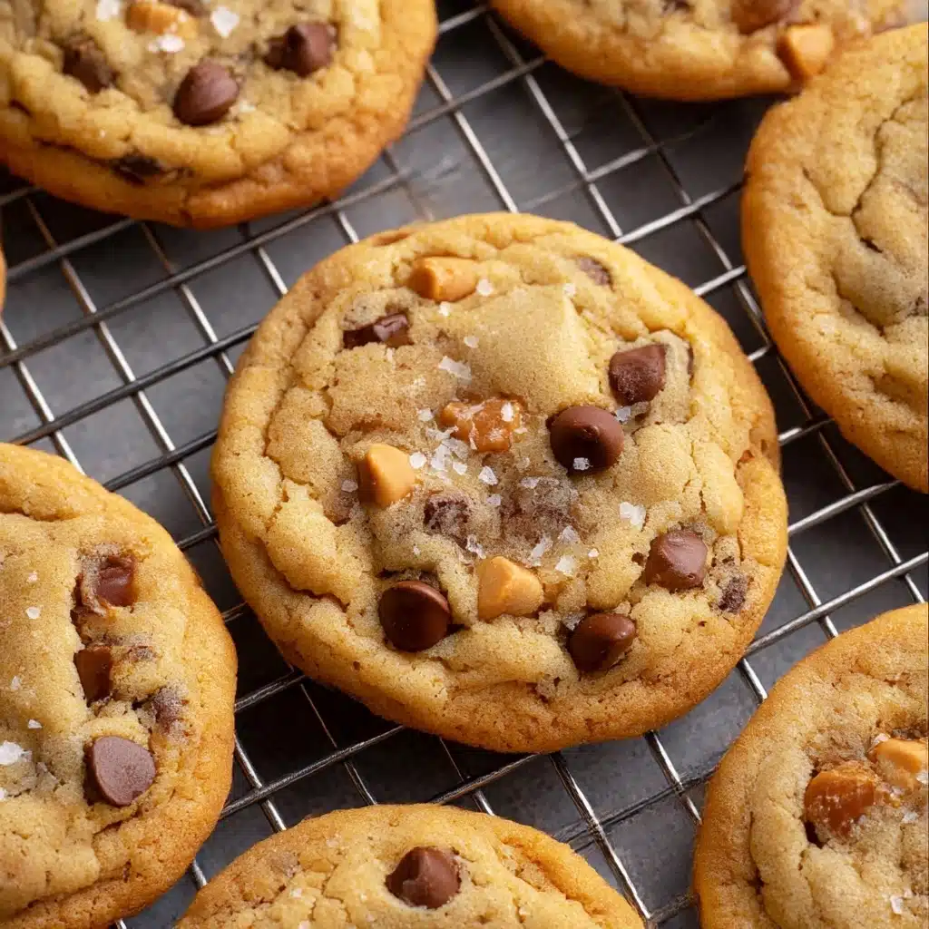 Salted Caramel Chocolate Chip Cookies Recipe - Recipe Image