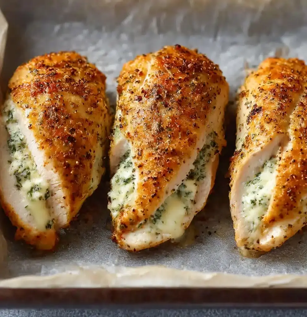 Healthy Pesto Stuffed Chicken Breast Recipe