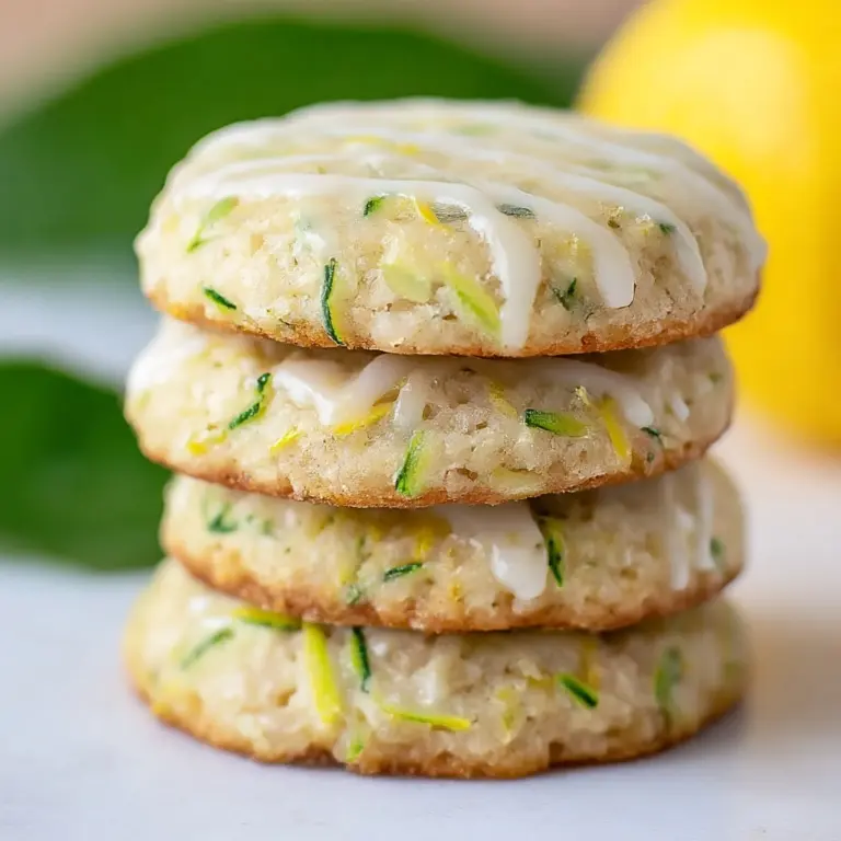 Easy Lemon Zucchini Cookies Recipe