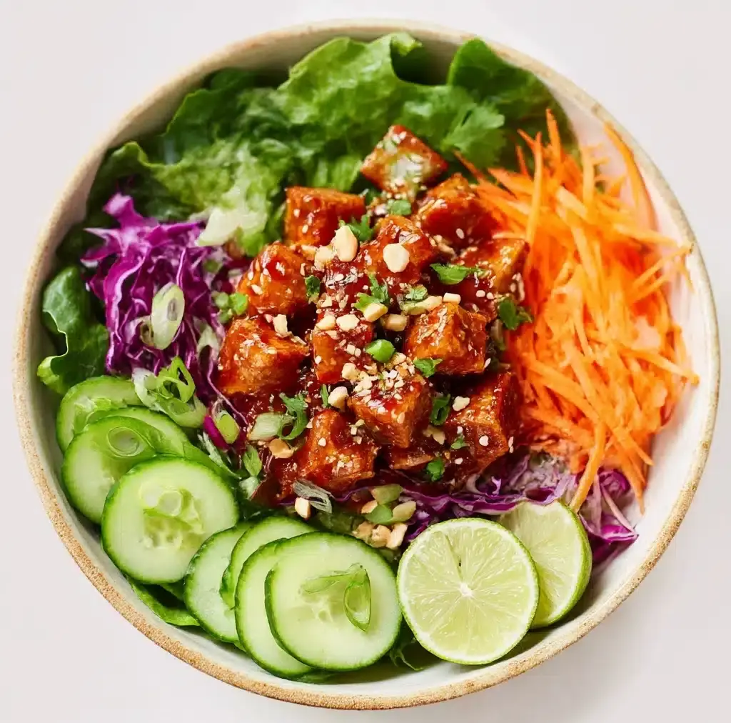 Spicy Tofu Salad Bowls Recipe