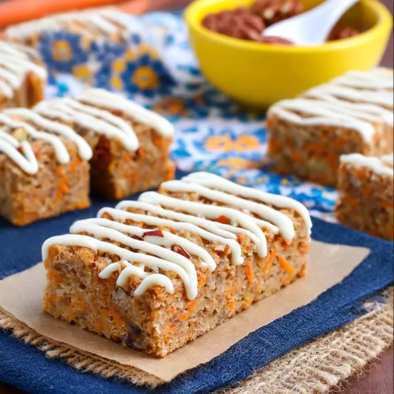 Carrot Cake Breakfast BarsIngredients Recipe