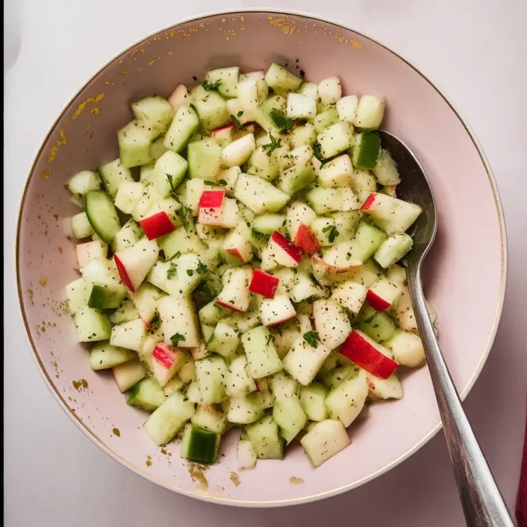 Cucumber Apple Salad Recipe