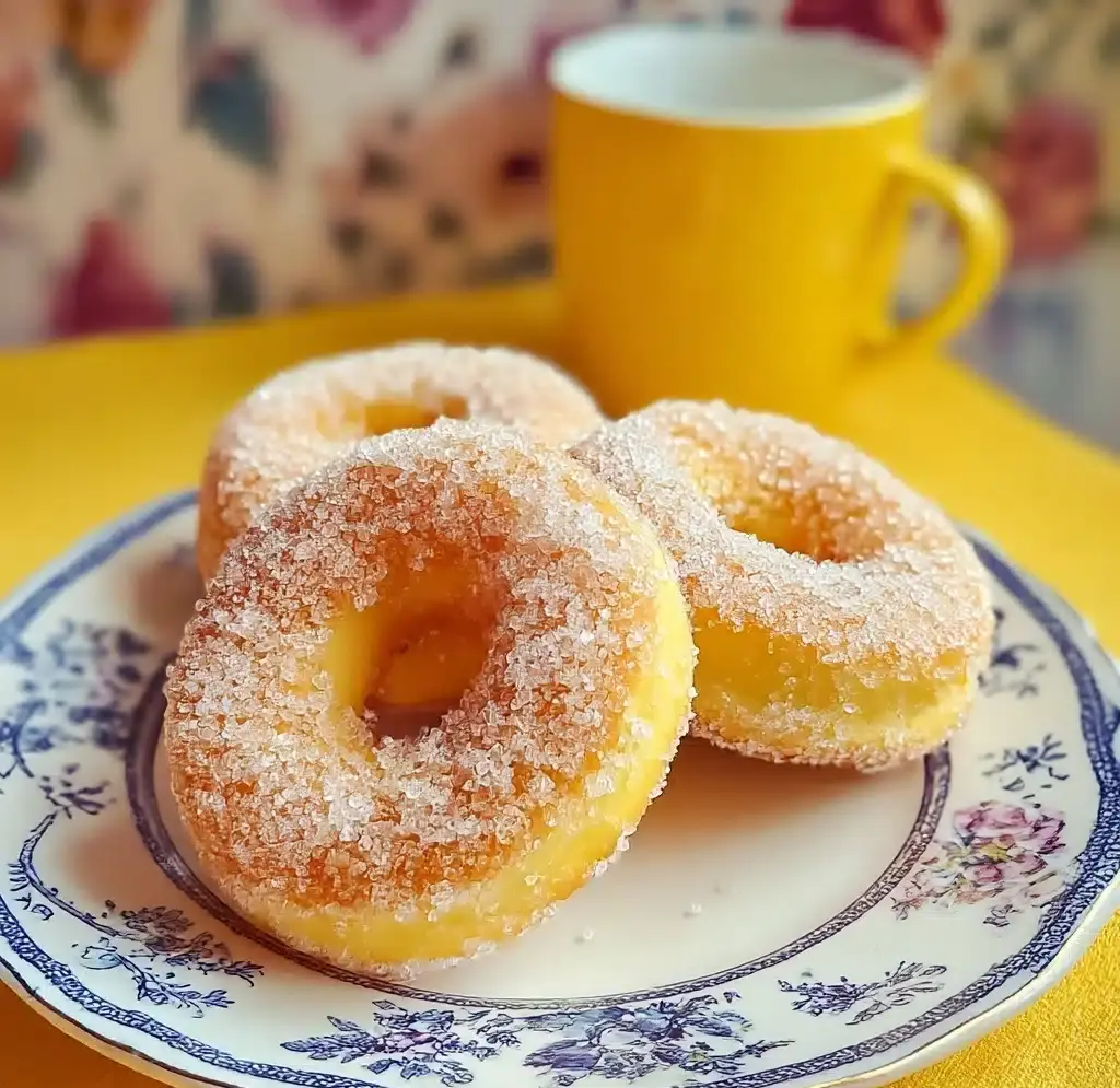 Lemon Sugar Baked Donuts Recipe