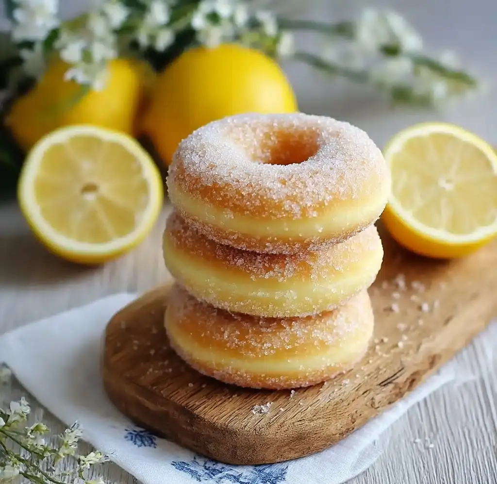Lemon Sugar Baked Donuts Recipe