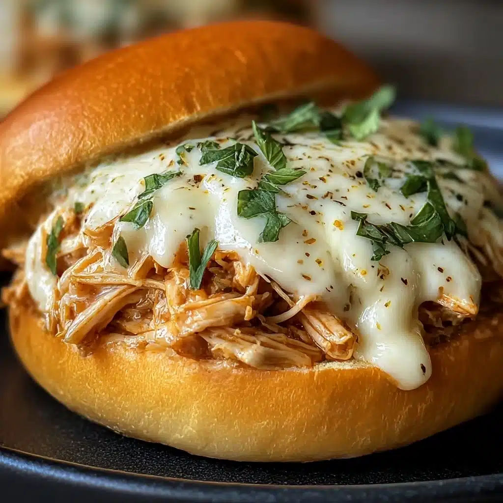 Chicken Alfredo Sloppy Joes Recipe - Recipe Image