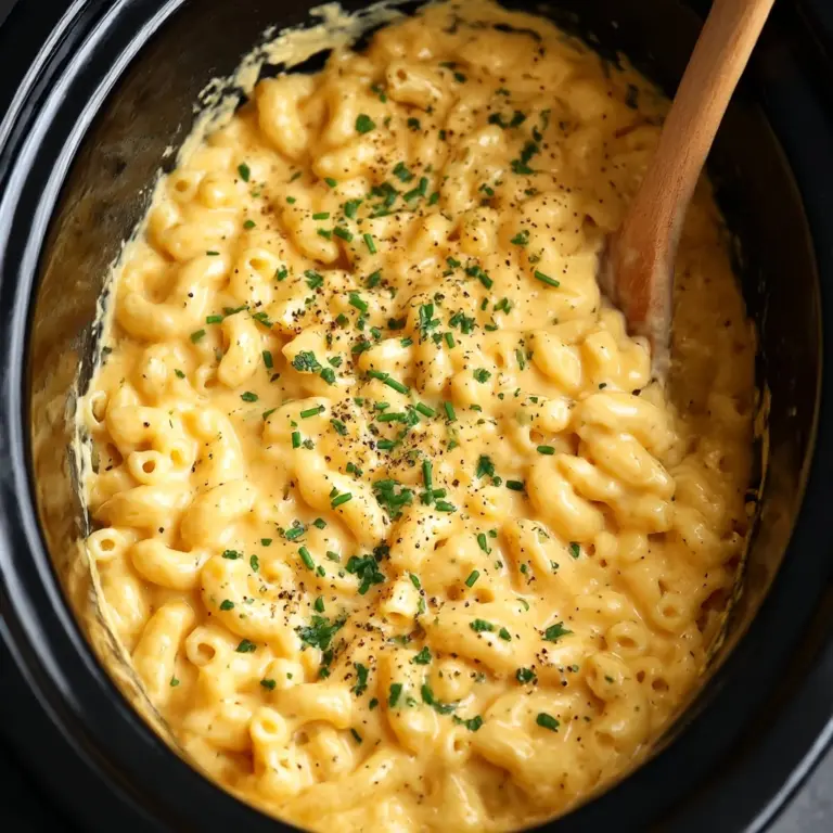 Slow Cooker Four Cheese Mac and Cheese Recipe