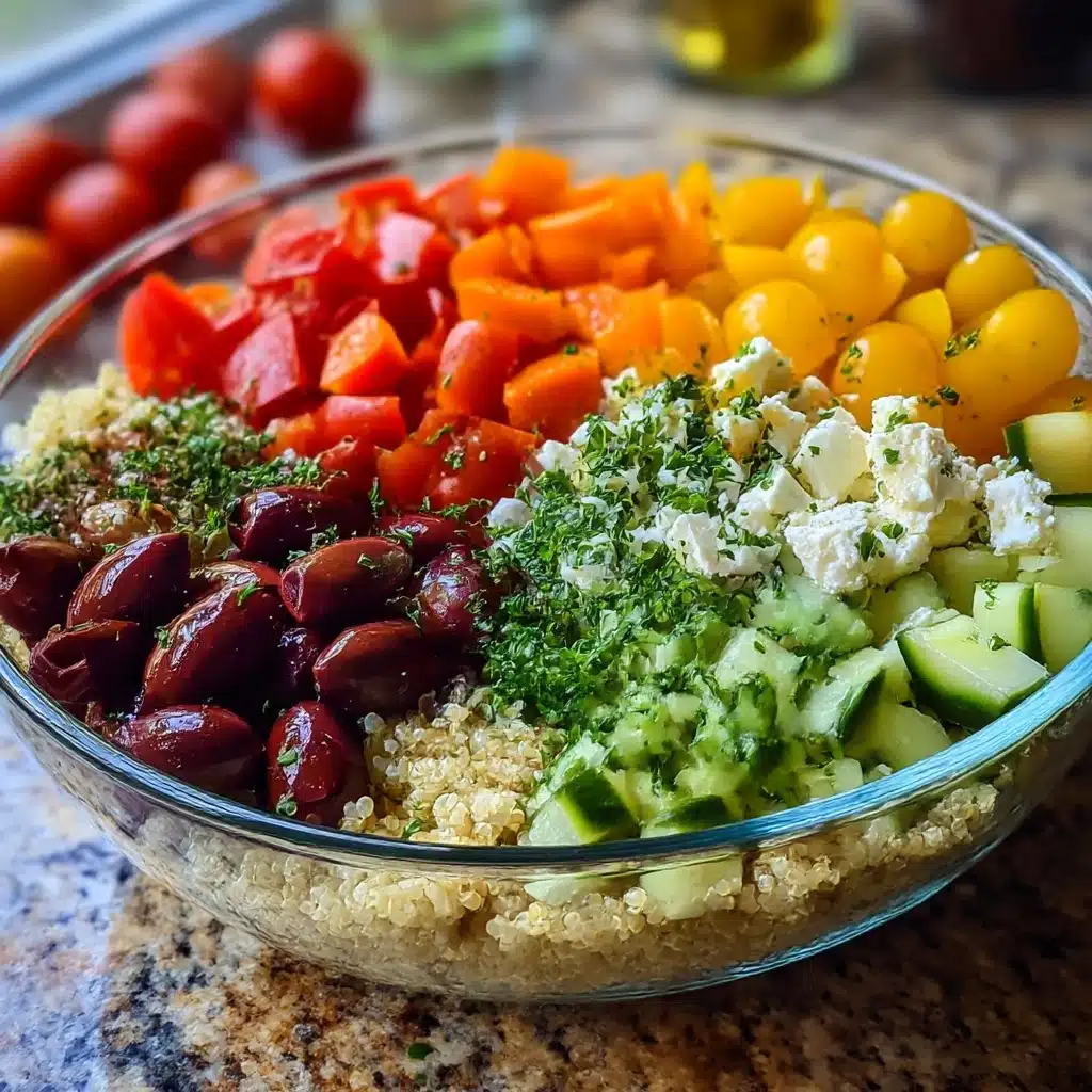Refreshing Mediterranean Quinoa Salad Recipe - Recipe Image