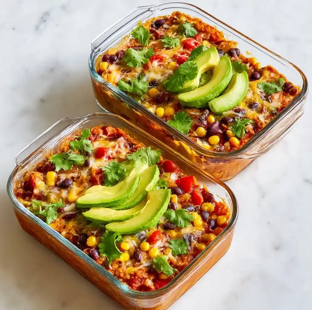 High-Protein Chicken Cottage Cheese Enchilada Bowls Recipe