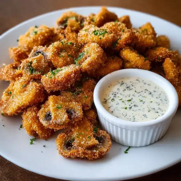 Crispy Ranch-Breaded Mushrooms Recipe