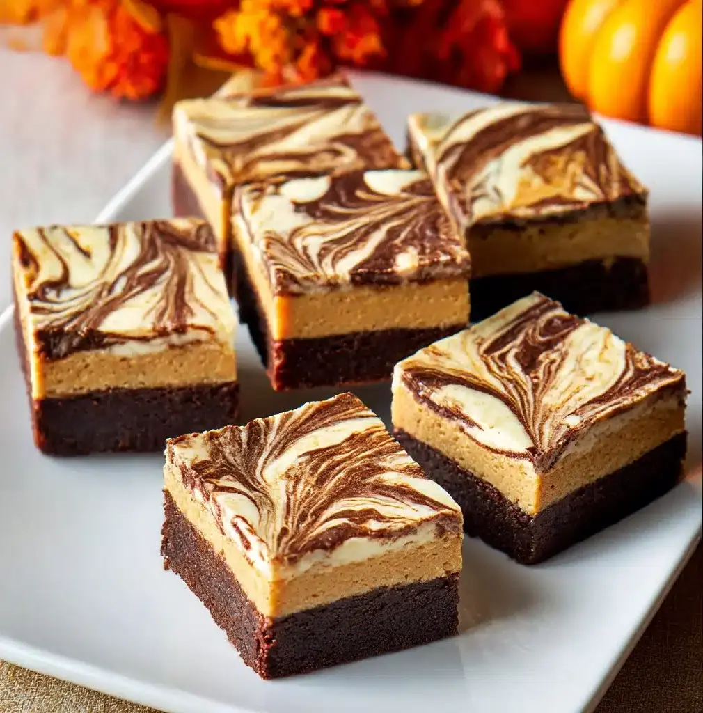 Pumpkin Cheesecake Brownies Recipe