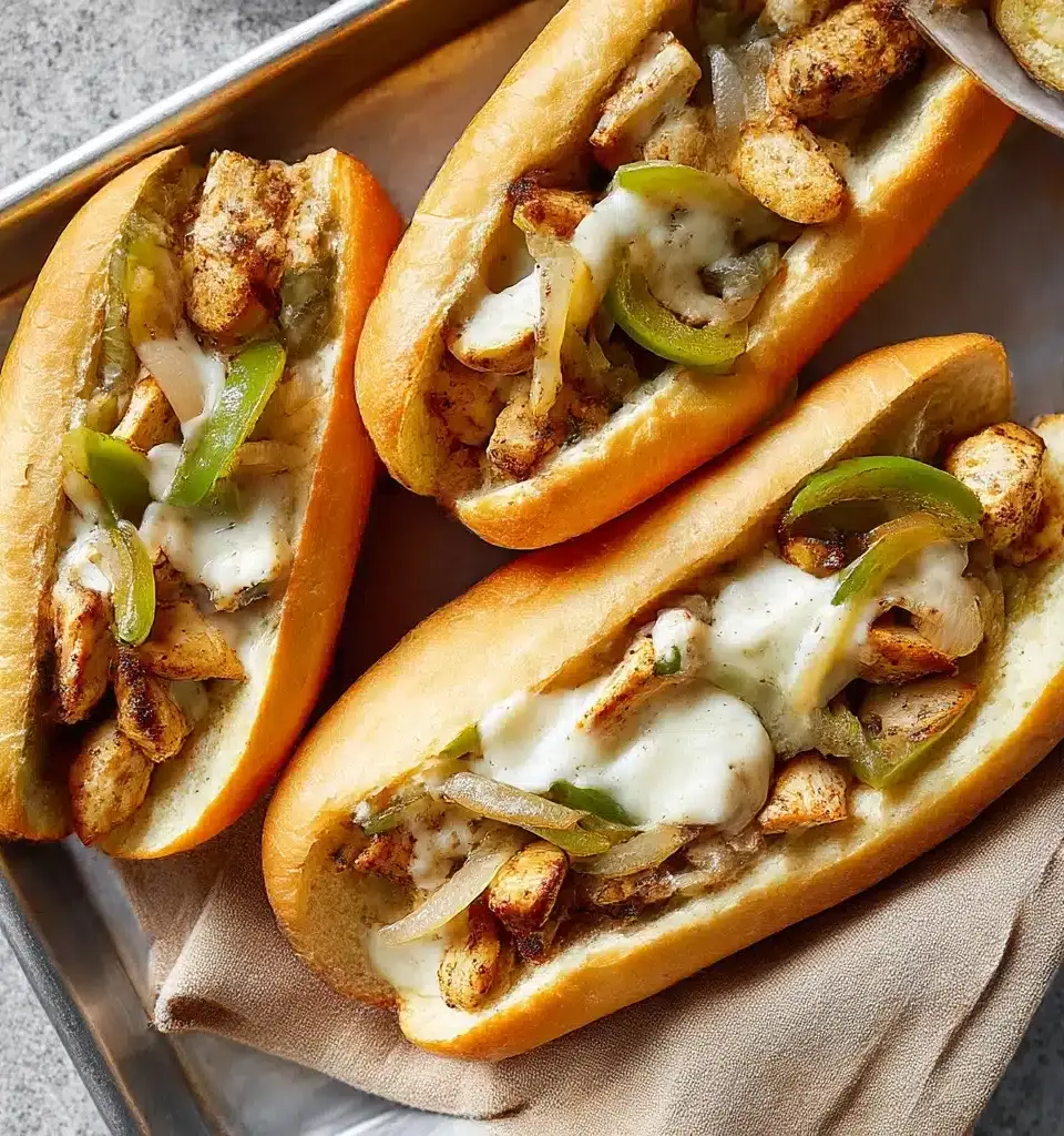 Chicken Cheese Steak Sandwiches – Juicy, Cheesy, & Irresistible!